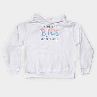 Copy of I prefer BJDs over people colorful Kids Hoodie